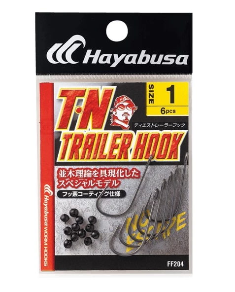 Hayabusa FF 204 T.N Trailer Delikli Çupra İğnesi Teflon Black  2/0