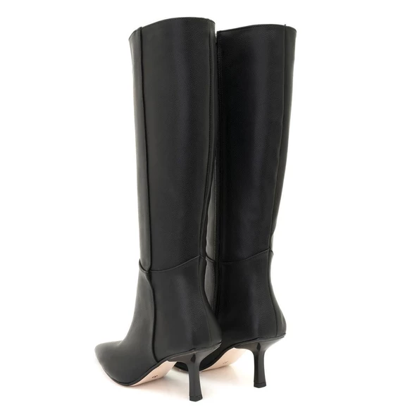 Desa Carmen Siyah Kadın Topuklu Çizme KZC1715 - 2