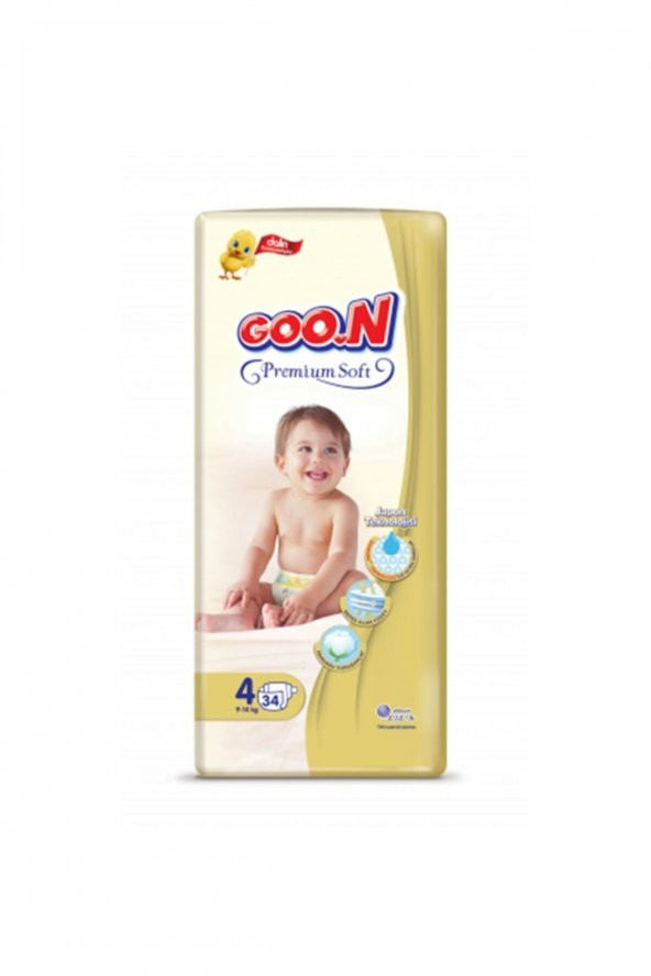 Goon Premium Soft Bant Jumbo Bebek Bezi No:4 9-14 Kg 136 Adet