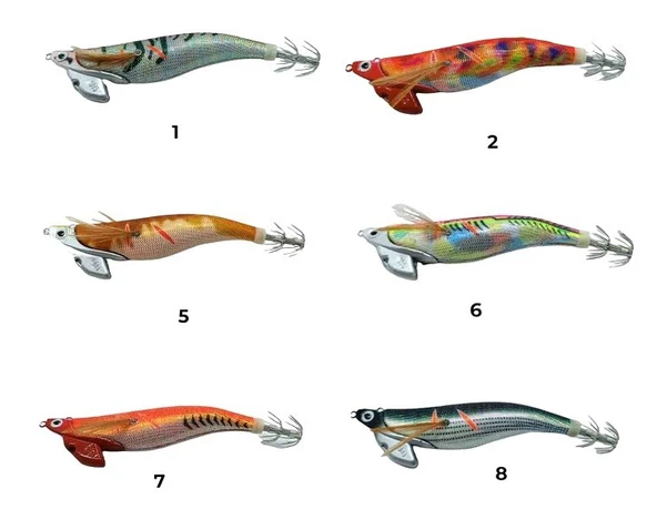 Captain 3027 Kalamar Zokası 11cm Naturles Squid Size 3.0  1