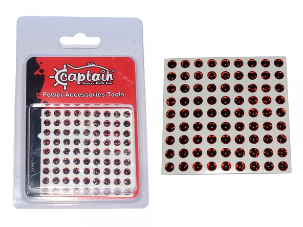 Captain 7631 Göz 5mm Silikon Damla Göz 81i Paket  Naturel