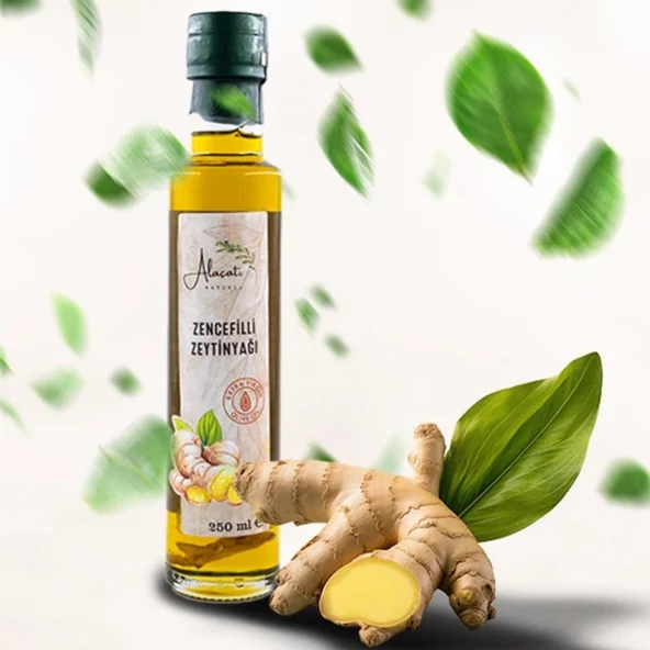 Alaçatı Naturel Zencefilli Zeytinyağı 250 ml e