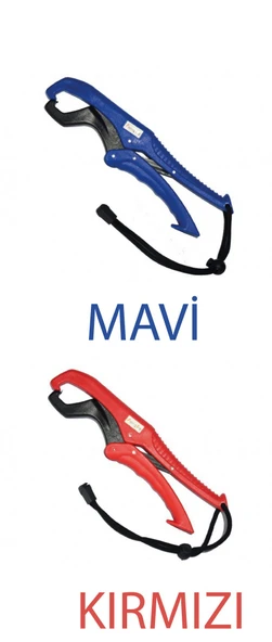 Captain 7505 Grip Plastik Balık Tutucu  Askı İpli 25cm  Mavi