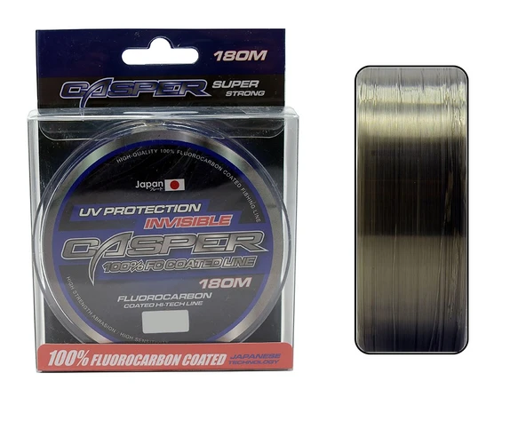 Captain Casper İnvisible %100 FC COATED Misina 180mt  0.22 mm