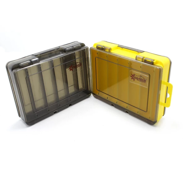 Captain 7223 Sahte Balık Kutusu 12 Gözlü 13x9x3cm  Yellow - 2