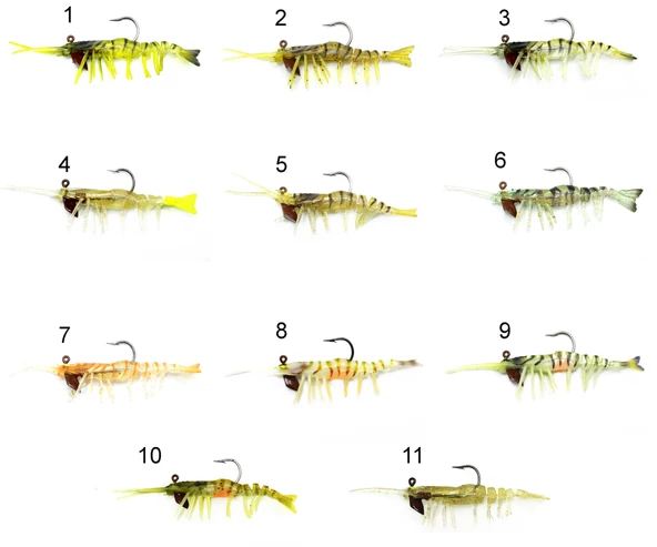 Captain 3049 Magic Shrimp 3D Silikon Karides 76mm 5.5gr Suni Yem  01