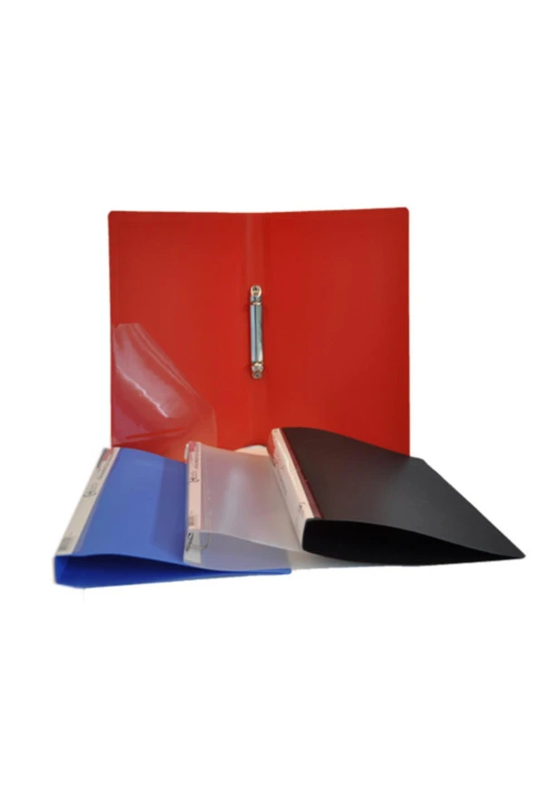 Bafix Halkalı Dosya 2 Halkalı A4 Kırmızı Tekli (1 Adet)