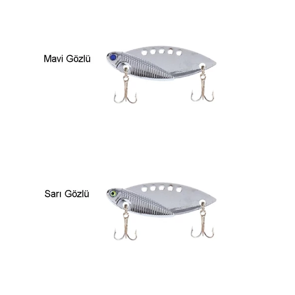 Captain 3623 Canon Metal Vibrasyon 10gr Suni Yem  Sarı Gözlü