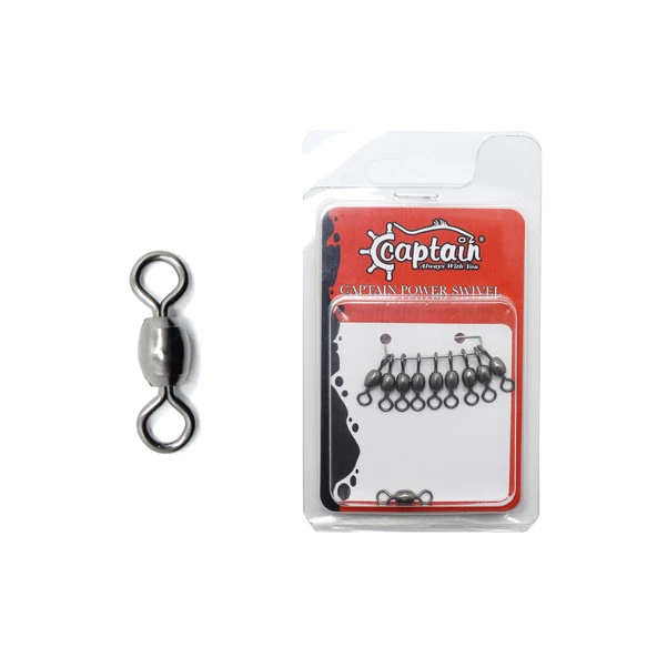 Captain 5010 Fırdöndü Crane 10lu Paket Black Nickel  5