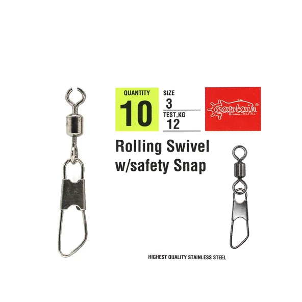Captain 5028 Klips Safety 10lu Paket Black Nikel  5 - 3