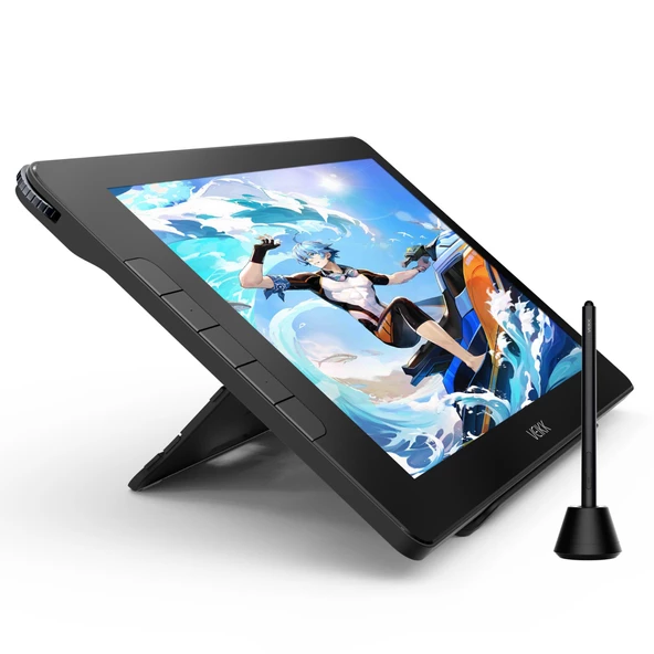 Veikk VK1600 16384 Levels 5080 LPI 15.6" FHD IPS Grafik Tablet + 2 Adet Kalem - 2