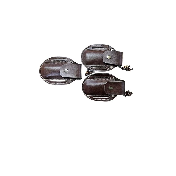 N690 NORMAL BOY GOKTURK MODEL FULL EPOKSİ KAPZA ÇAKI  GRİ KAHVE - 3