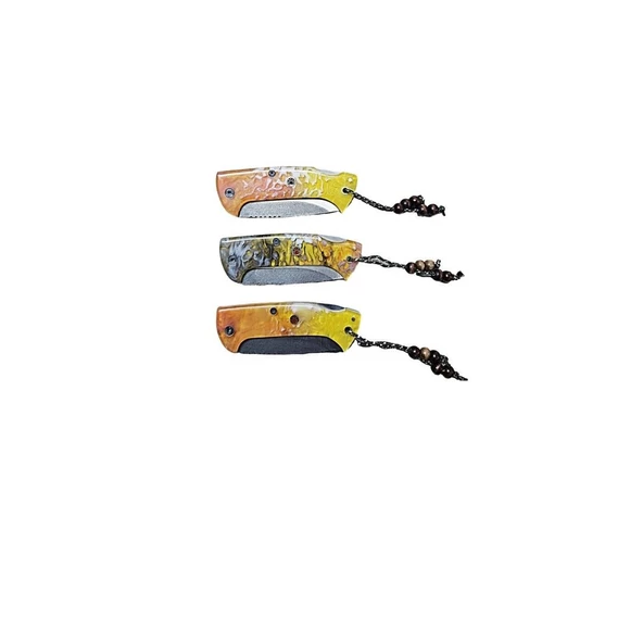 N690 NORMAL BOY GOKTURK MODEL FULL EPOKSİ KAPZA ÇAKI  GRİ KAHVE - 2