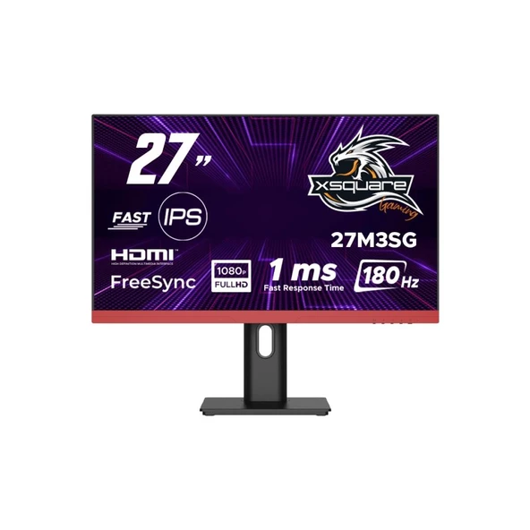 Dexim 27M3SG 27'' 180Hz 1ms (Hdmı+Dp) Freesync Adaptive Sync Full Hd Fast IPS Pivot Gaming Monitör