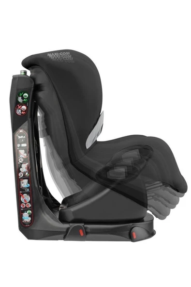 Axiss 9-18 Kg Bebek Oto Koltuğu Authentic Black - 5