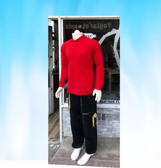 UZUN KOLLU LAKOS YAKALI TİŞÖRT - 2