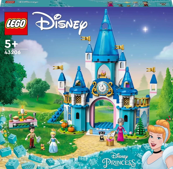 LEGO 43206 Disney Princess Sindirella ve Yakışıklı Prens’in Şatosu