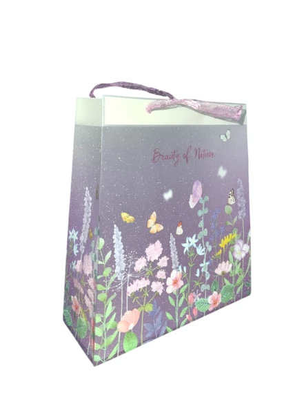 Aytan Ppd002 Buzlu Şeffat Desenli Hediye Çantası -  (33x27x9cm) - 3