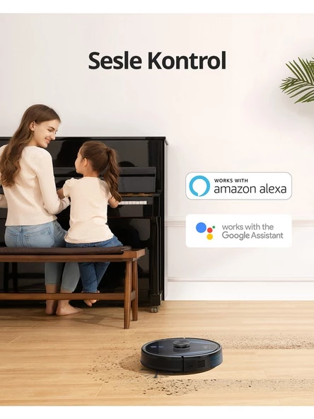 Anker Eufy Clean L35 Hybrid Plus T2182 Islak Kuru Moplu Çöp İstasyonlu Akıllı Robot Süpürge (Anker Türkiye Garantili) - 3