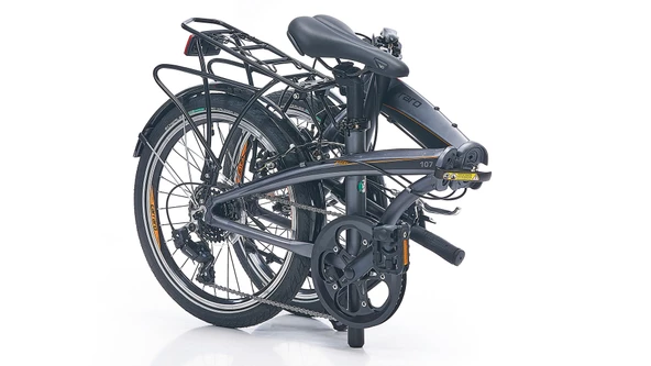Carraro Flexi 107 20 Jant 7 Vites İtalyan Katlanır Bisiklet füme - 2