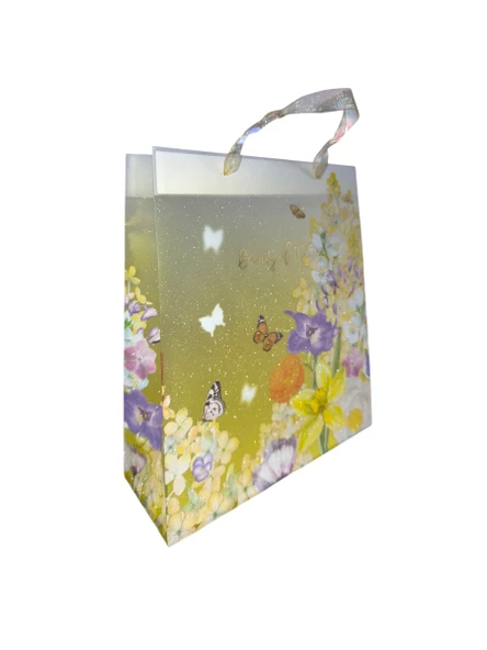 Aytan Ppd002 Buzlu Şeffat Desenli Hediye Çantası -  (33x27x9cm) - 4