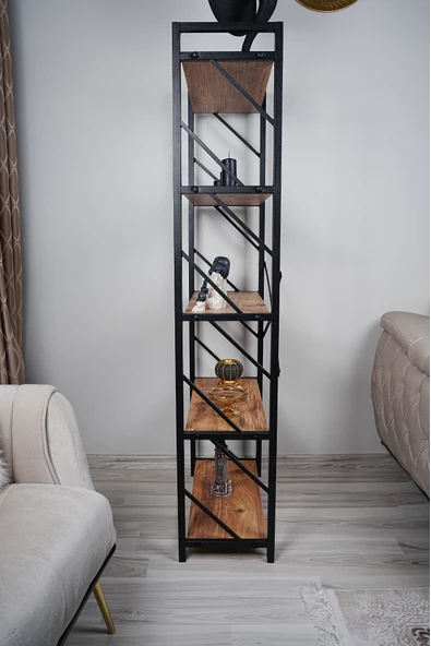 GD Furniture Metal Kasa Kitaplık (Atlantik Çam) - 4