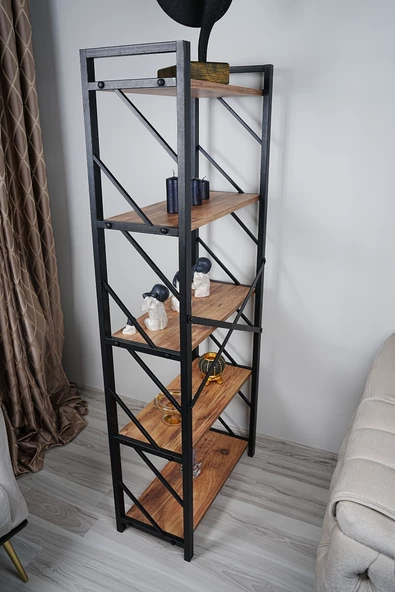 GD Furniture Metal Kasa Kitaplık (Atlantik Çam) - 3
