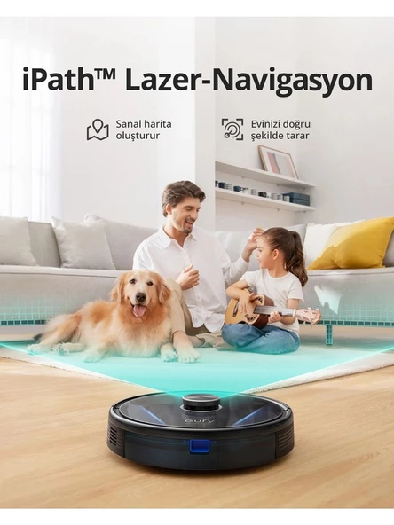 Anker Eufy Clean L35 Hybrid Plus T2182 Islak Kuru Moplu Çöp İstasyonlu Akıllı Robot Süpürge (Anker Türkiye Garantili) - 2