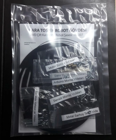 Kara Tospik - Robot Platformu Gövdesi - Resim 5