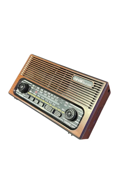 NNS Ns-8123 Usb / Tf Kart / Fm Retro Taşınabilir Bluetooth Hoparlör