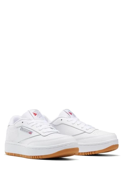 Reebok CLUB C DOUBLE 100008154 Unisex Sneaker Ayakkabı Beyaz 36-40