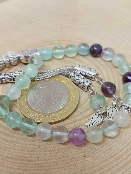 Florit Taşı 33lük Tesbih 6mm (1267) - Resim 3