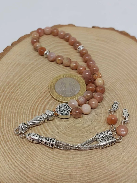 Güneş Taşı 33lük Tesbih 6mm (2940) - Resim 6