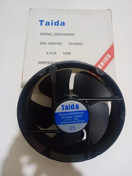 Taida Yuvarlak Fan 220 V AC 200x200x60 - 4