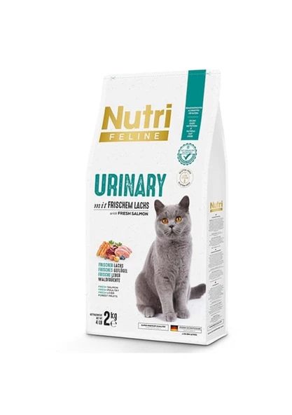 Nutri Feline Urinary Glutensiz Somonlu Düşük Tahıllı Kedi Maması 2 Kg