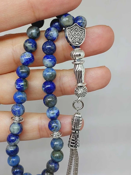 Lapis Taşı 33lük Tesbih 6mm (1920) - Resim 2