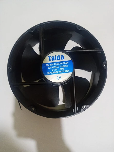 Taida Yuvarlak Fan 220 V AC 200x200x60 - 3