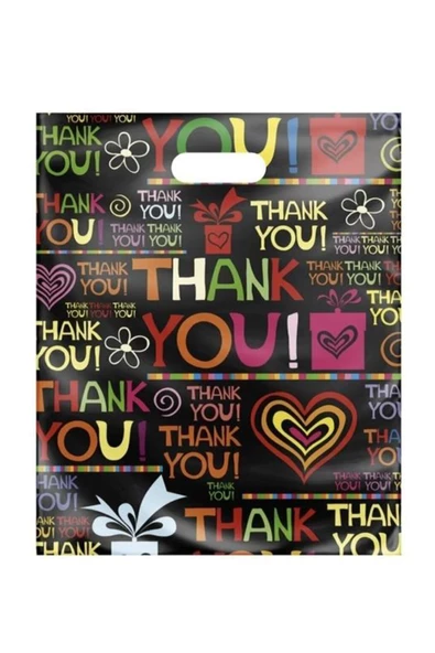 Tiri Store Çok Renkli Takviyeli Mağaza Poşeti 2 no 26x38 cm 250 adet