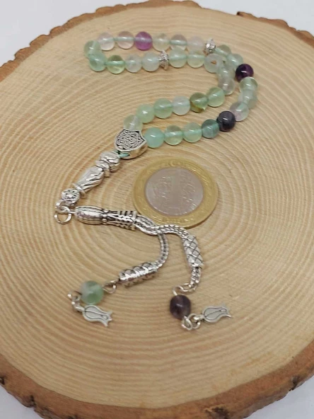 Florit Taşı 33lük Tesbih 6mm (1267) - Resim 6