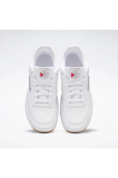 Reebok CLUB C DOUBLE 100008154 Unisex Sneaker Ayakkabı Beyaz 36-40 - Resim 6