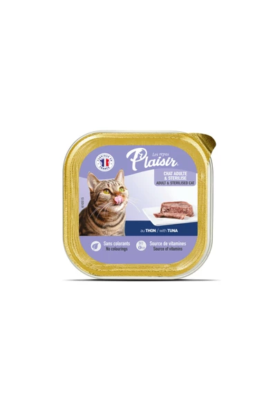 Plaisir Ton Balıklı Pate Kedi Konservesi 100 gr