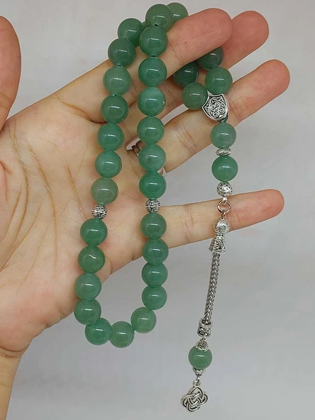 Aventurin Taşı 33lük Tesbih 10mm (8952) - Resim 5