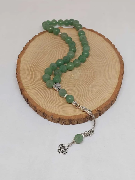 Aventurin Taşı 33lük Tesbih 10mm (8952) - Resim 4