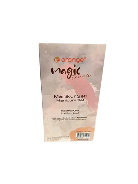 Orange Manikür Seti Salon Quality Professional Nail Care Manicure set - 2