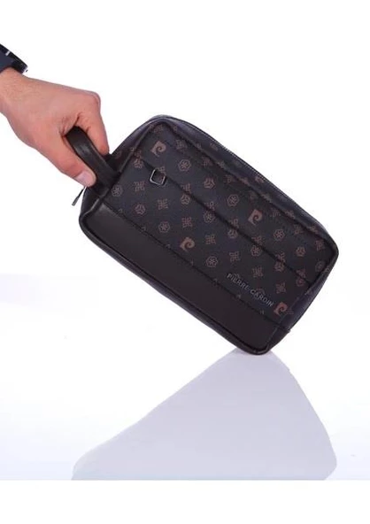 Pierre Cardin Erkek El Portföy Çantası Clutch Kahverengi 01PC002000-MO-KH - 8