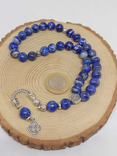 Lapis Taşı 33lük Tesbih 10mm (4445) - Resim 6