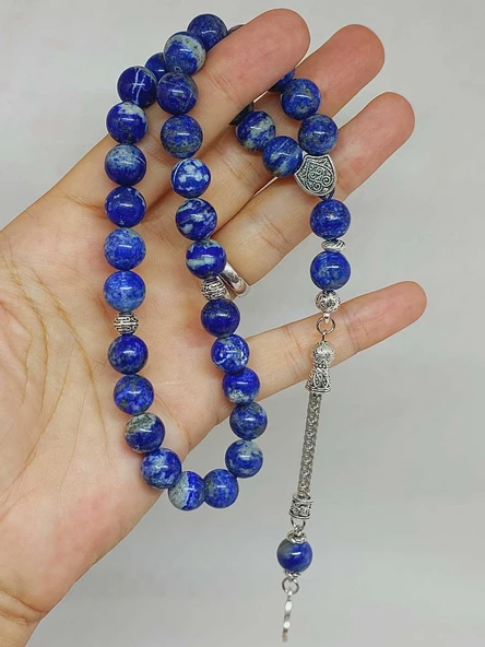 Lapis Taşı 33lük Tesbih 10mm (4445) - Resim 5