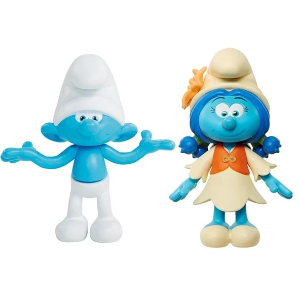 Şirinler Kayıp Köy Sakar Şirin & Smurflily Figür Set ürün görseli