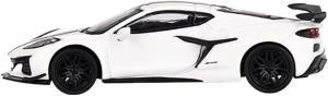 Mini GT 677 Chevrolet Corvette Z06 2023 Arctic White LHD Model Araba - 2