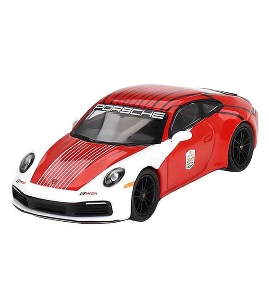 Mini GT 699 Porsche 911 (992) Carrera S 2023 IMSA Daytona 24 Hrs Safety Car Model Araba